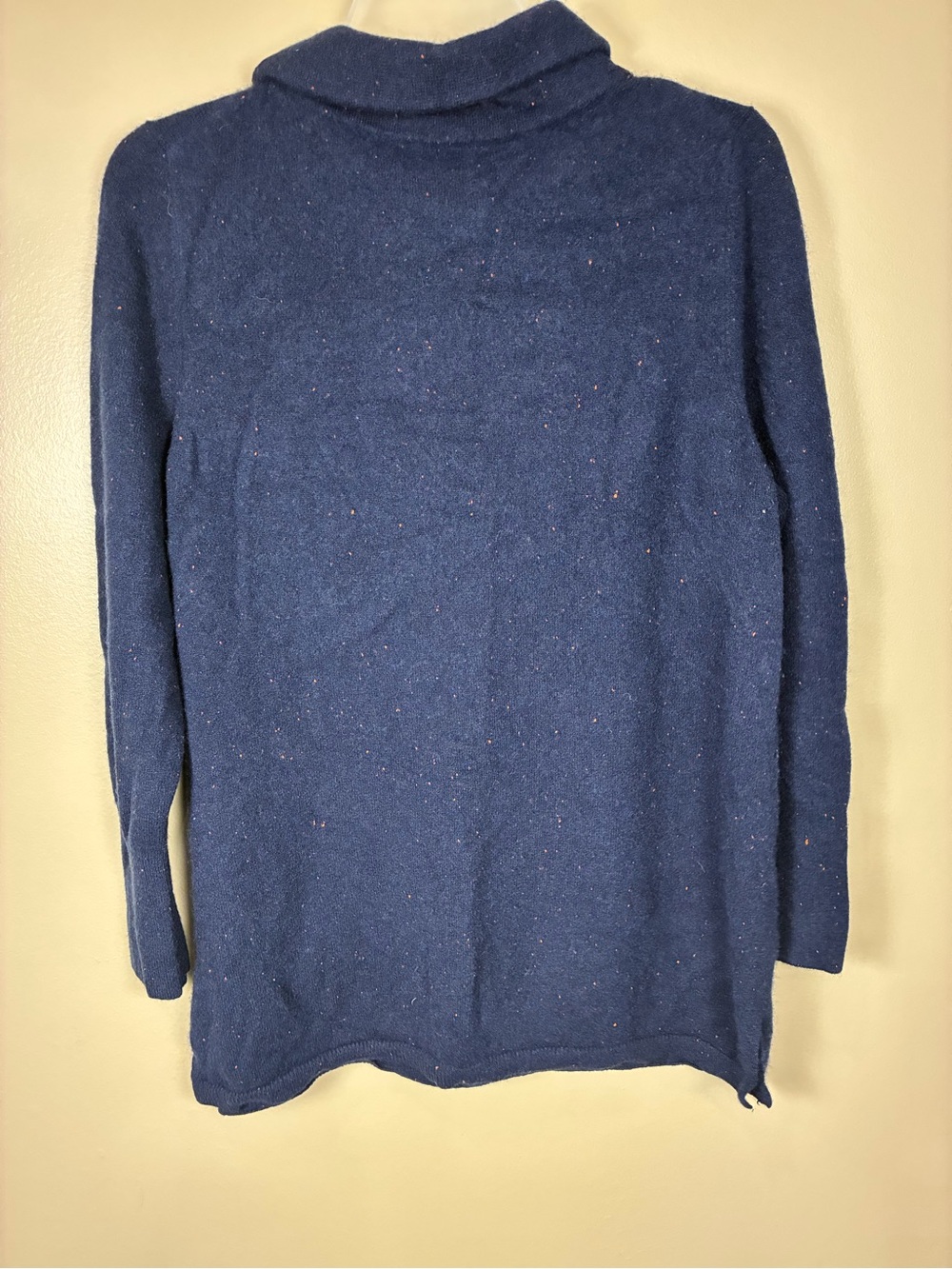 Talbots 100% Pure Cashmere Sabrina Speckled Tunic Sweater - Picture 7 of 8